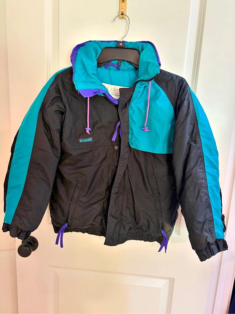 Vintage 90s Columbia Criterion Radial Sleeve Ski Jacket Youth L